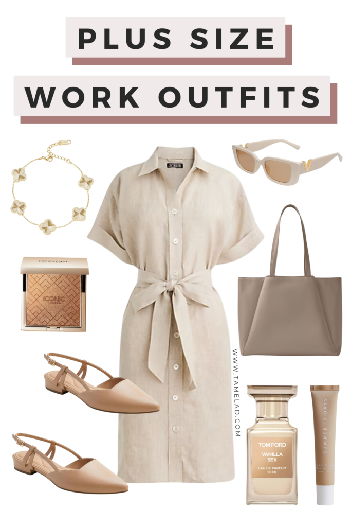 cute work clothes for plus size